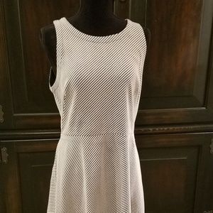 Sleeveless knit sheath dress